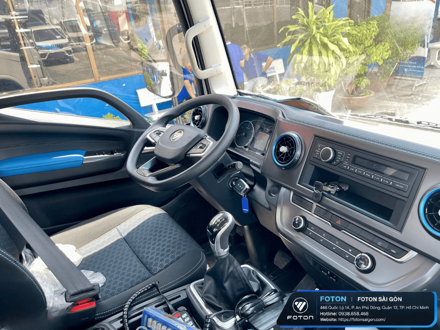 Nội Thất Xe Cứu Hộ 2 Chức Năng Foton Aumark 2.5 Tấn